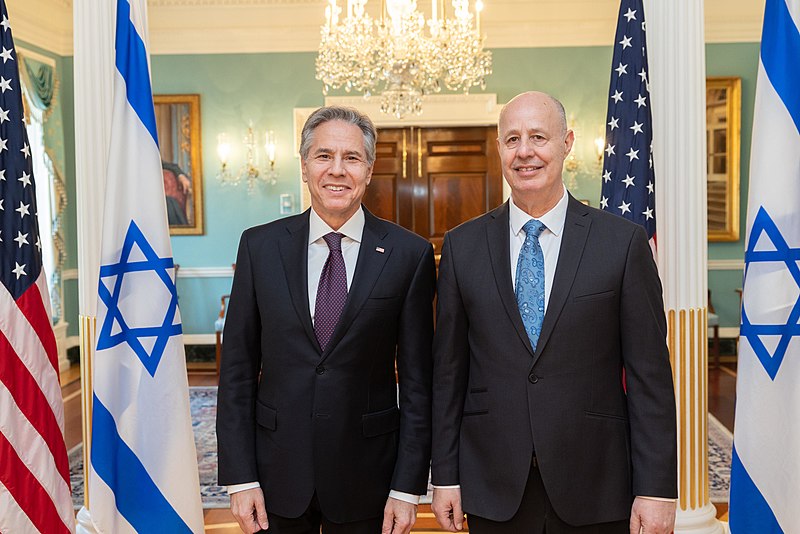 File:Secretary Blinken Meets with Israeli National Security Advisor Hanegbi together.jpg