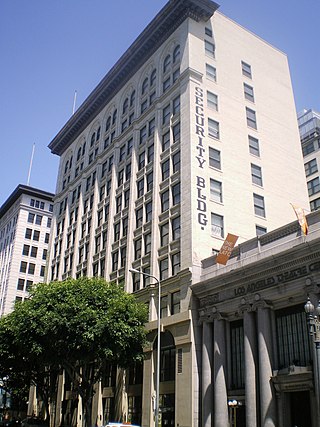 <span class="mw-page-title-main">Security Building (Los Angeles)</span> 11-story building in Los Angeles