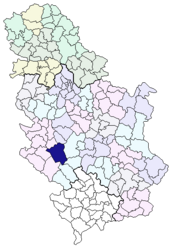 Ivanjica – Mappa