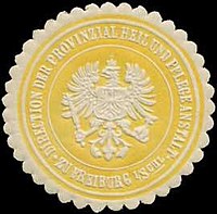 Seal mark Direction of the Provincial Sanatorium and Nursing Institution in Freiburg in Silesia W0343894.jpg