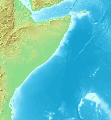 General area off the coast of Somalia where the pirates operate Somali Piracy Map.png