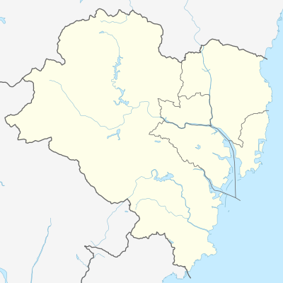 Location map South Korea Ulsan