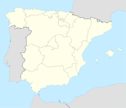 Biel (olika betydelser) på en karta över Spanien