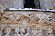 St Quentin de Baron St Quentin Chapiteau Church 57.JPG