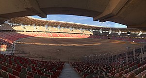 Stade olympique d'Oran lors de sa construction.