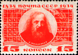 Почтовая марка СССР, 1934 год
