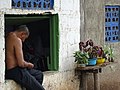 Still Life with Man and Flowers - Balgue - Ometepe Island - Nicaragua (30987086643).jpg