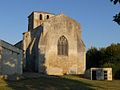 Fronton arrière de l'église