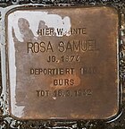 Stolperstein für Rosa Samuel