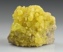 Sulfur - El Desierto mine, San Pablo de Napa, Daniel Campos Province, Potosi, Bolivia.jpg