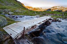 Sunset dengan Rembesdalsvatnet.jpg