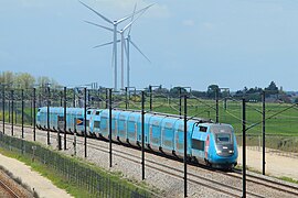 TGV Ouigo au PRS Rouvray (2021)
