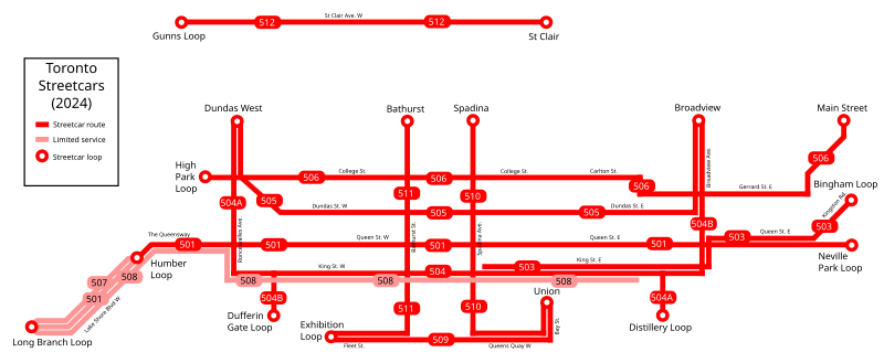 File:TTC streetcar map.svg