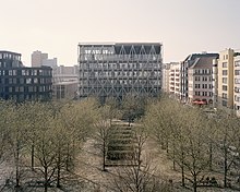 Sitz von Le Monde diplomatique im taz-Haus in der südlichen Friedrichstraße in Berlin-Kreuzberg