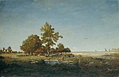 Théodore Rousseau - Landskap med trærne - Google Art Project.jpg