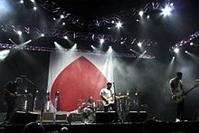The Gaslight Anthem topped the chart for two weeks in 2012 with "45". TheGaslightAnthemLondon19112014x.jpg