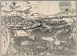 woodcut of the Battle of Pavia