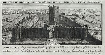 based on: The North View Of Skinfrith Castle, In The County Of Monmouth 