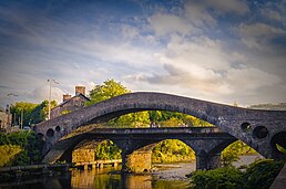 Pohled na Old Bridge (Pontypridd)