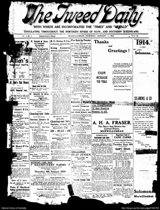 The Tweed Daily, 1 January 1914 The Tweed Daily, 1 January 1914.pdf