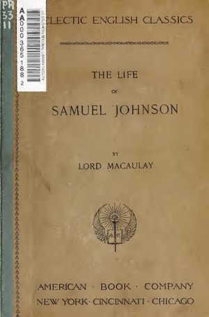 The life of Samuel Johnson