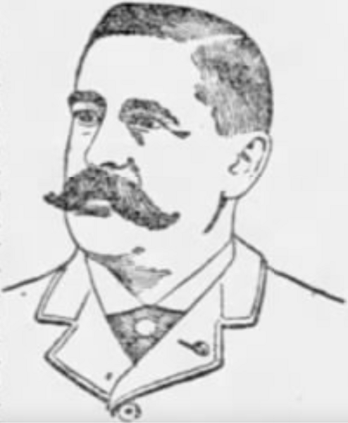 File:Thomas C. Clarke sketch, Chicago Tribune, 1887.png