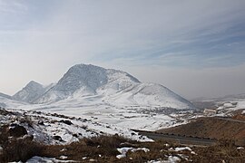 نمایی از کرکی از بزرگراه اصلی شمال-جنوب ارمنستان