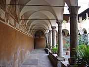 Trastevere - sant'Onofrio - chiostro interno 00657