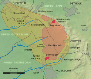 Senne: Geografie, Geschichte, Flora und Fauna