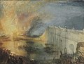 O incendio das Casas dos Lores e dos Comúns, J. M. W. Turner