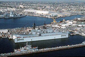 USS Kinkaid (DD-965) in floating drydock Steadfast.jpg