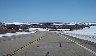 US 191 al norte de Blanding, Utah