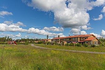 Radhus på Umedalen.