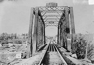 <span class="mw-page-title-main">Saint Croix–Vanceboro Railway Bridge</span> Railway bridge between Canada and the United States