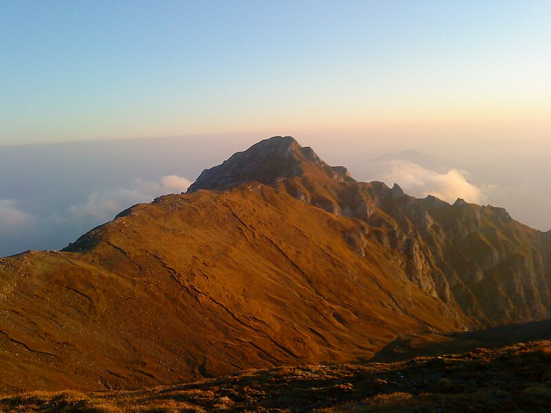 File:Varful Bucsoiu, 2492m, Muntii Bucegi.jpg