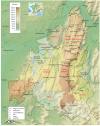 Topografická mapa Vercors-en.svg