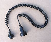 An electrical cord.