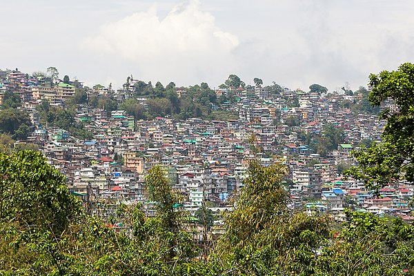 View of Kalimpong town