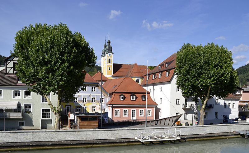 File:View of Obernzell - as seen from the Danube.JPG