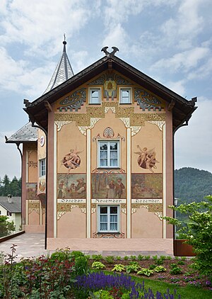 Art nouveau villa in Kastelruth South Tyrol