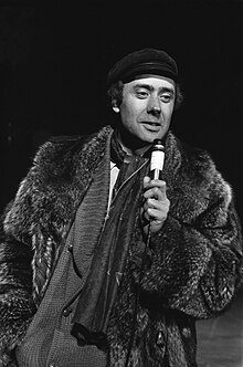 Spinetti directing the premiere of Hair in Amsterdam, 1969