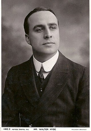 <span class="mw-page-title-main">Walter Hyde</span> English tenor, actor, and music educator