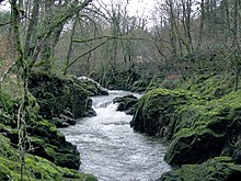 Waterfall sa sawdde duol sa Llangadog