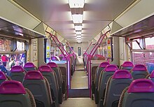 The interior of a Wessex Trains refurbished Class 150/2 Wessex Trains 150234 Interior.jpg