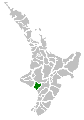 Map of the Whanganui District of the North Island; own work