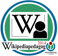 Wikipediapedagog badge pilot WMSE.svg