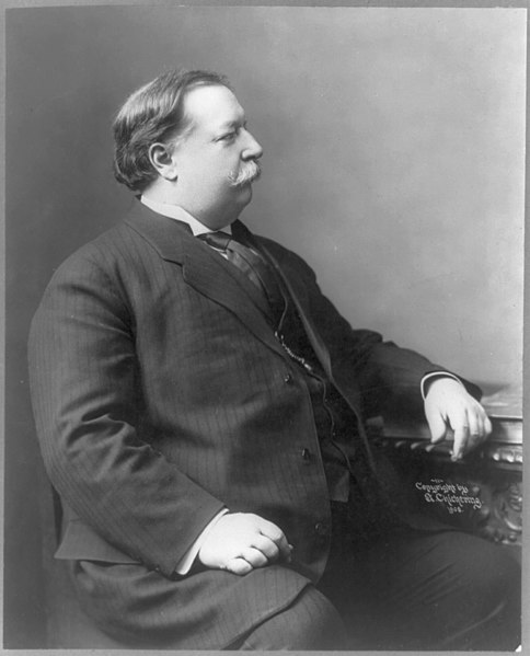 File:William Howard Taft, three-quarters length, half-right profile LCCN2007682424.jpg