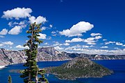 Wizard Island in Crater Lake