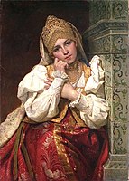 «Боярышня», Ф.С. Журавлев, 1896 / Boyarishnya by Firs Zhuravlev