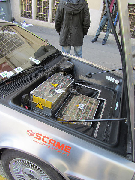 File:" 12 - ITALY (Milan) Electro Vehicles Europe ( EVE ) DeLorean DMC-12 02.JPG